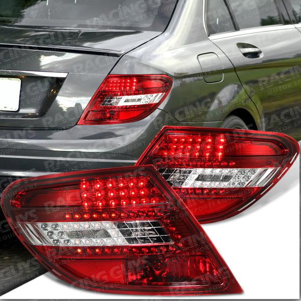 08 09 10 mercedes benz c class w204 euro style led tail light lights c300 c350