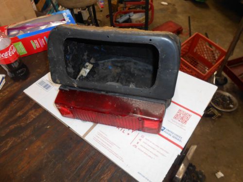 1986 yamaha 480 phazer snowmobile:  seat back trunk w taillight