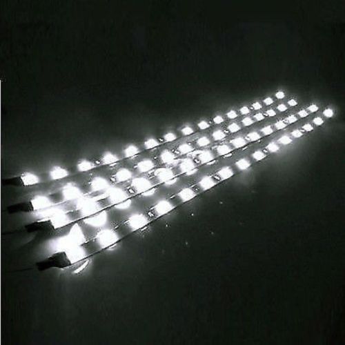 4pcs 1 ft/  white led boat light waterproof 12v bow trailer navigation