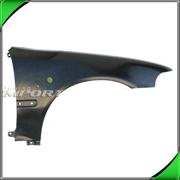 1992-1995 honda civic hb 2dr right front fender primered black steel mldg hole r