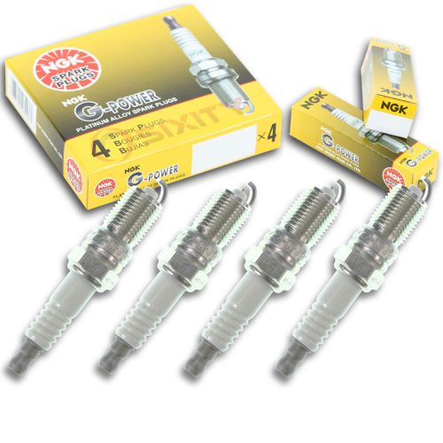 4pcs 00-06 mercruiser 8.1s horizon ngk g-power spark plugs inboard 8 cyl gm af