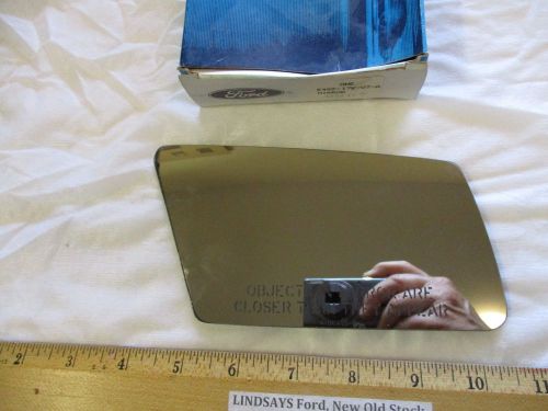 Ford 1983/84 t-bird, cougar xr7 &#034;glass&#034; (rearview outside mirror) rh convex type