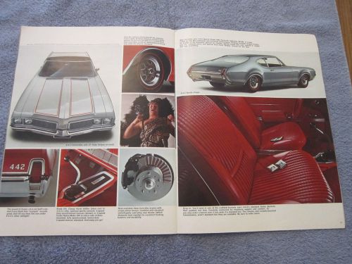 1969 oldsmobile and 442 all color dealer brochure