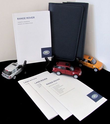 2013 land rover range rover with navigation owners manual set #o820