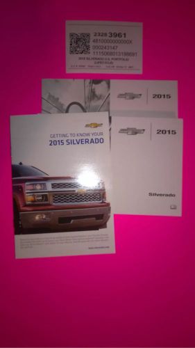 2015 chevrolet silverado owners manual new