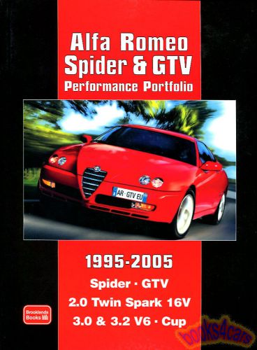 Alfa romeo book spider gtv 16v v6 portfolio brooklands 3.0 3.2 performance