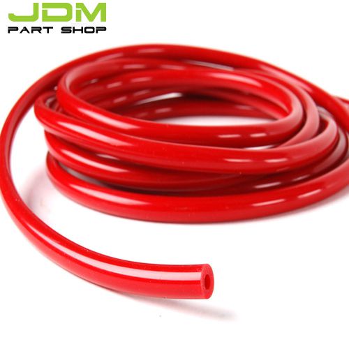 Id:1/8&#034; 0.125&#034;(3mm) silicone vacuum hose tube pipe racing turbo 1 foot rd 5u