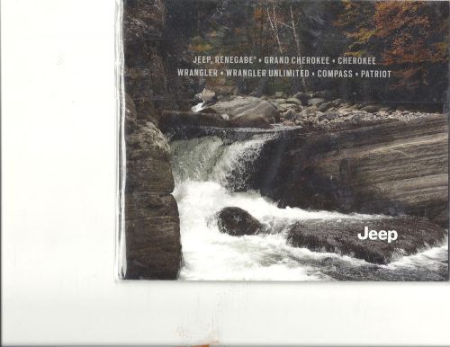 2015 jeep full line sales brochure renegade grand cherokee compass wrangler patr