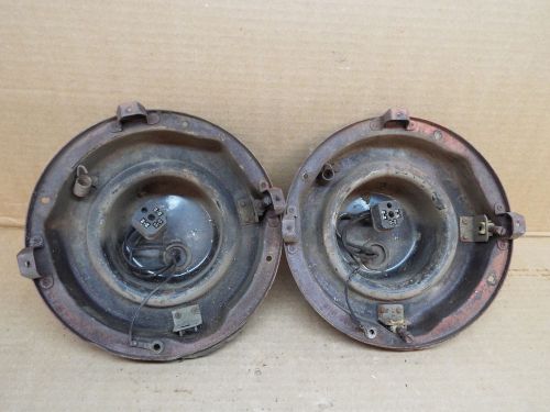 Original 1957 chev headlight light buckets belair 210 hardtop nomad convertible