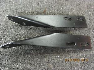 1955 cadillac front bumper brackets mount on top of frame