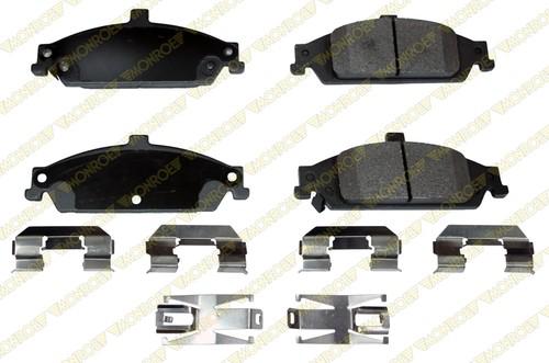 Monroe fx727 brake pad or shoe, front-monroe prosolution semi-metallic brake pad