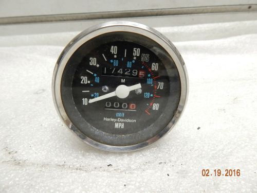 Speedometer harley sportster fxr dyna 1984-1993 oem guage 883 1200 superglide fx