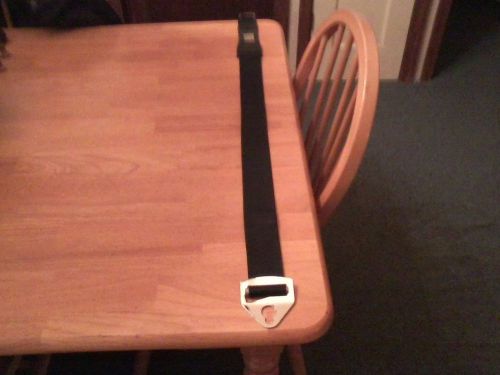 Mopar 1972 e body cuda challenger  bucket seat shoulder belt(1) black ,drivers!