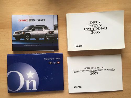 2005 gmc envoy xl / envoy denali  manual &amp; various supplements &amp; cd roms