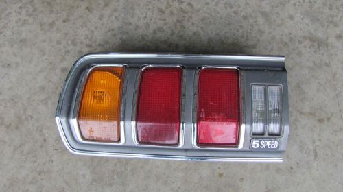 1977 toyota celica liftback gt tail light lamp + bezel lh left driver oem vtg 77