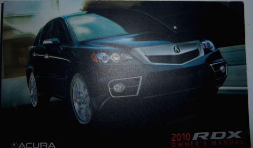 2010 acura rdx owner&#039;s manual