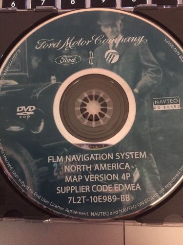 Ford navigation disc map dvd cd oem 7l2t-10e989-bb vers 4p 06 07 08