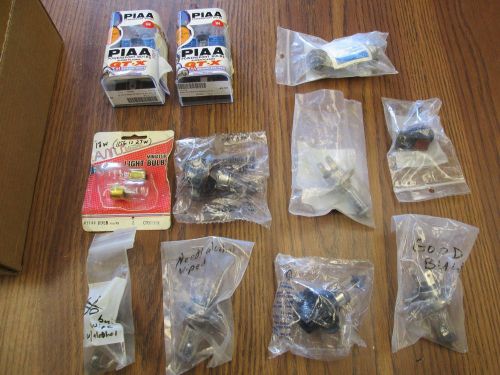 Assorted box of motorcycle/car light bulbs