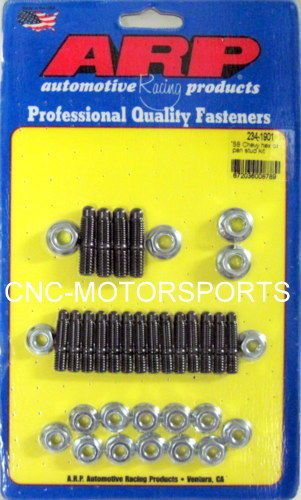 Arp oil pan stud kit 234-1901 sb chevy 265 400 w/standard 2pc cork gasket