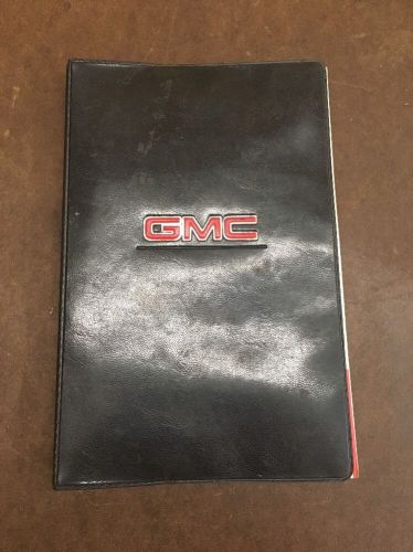 1994 gmc jimmy owners manual with case oem