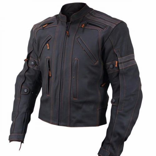 Cruiser racing leather jacket motorcycle leather jacket motorbike leather jacket