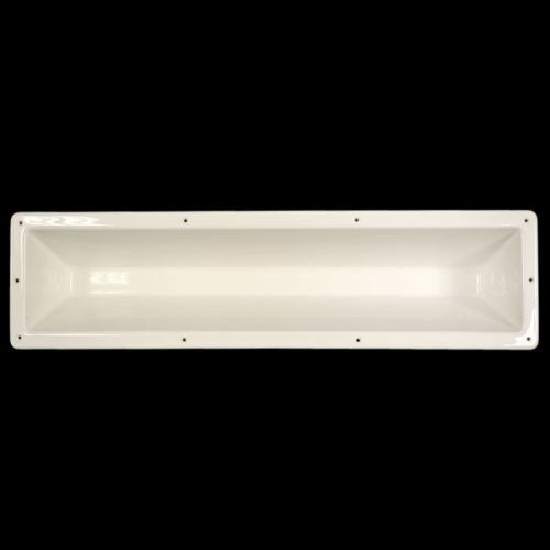 Sea ray oem white 34 3/8 x 9 plastic marine boat coaming storage box container