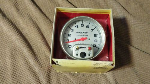 Autometer auto meter 4494 ultra-lite gauge 5&#034; tach tachomete w/ memory