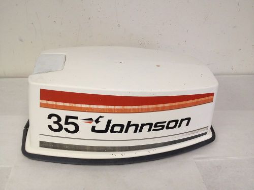 1977 omc johnson 35el77h 35hp motor cover upper 0387949 387949