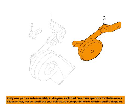 Kia oem 14-16 forte koup-alarm horn 96630a7000