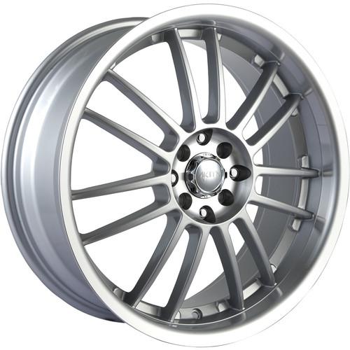 18x7.5 hypersilver akita ak-25 wheels 5x100 5x4.5 +40 ford probe crown vic