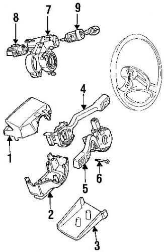 Volkswagen 7d0905855a genuine oem ignition lock cylinder