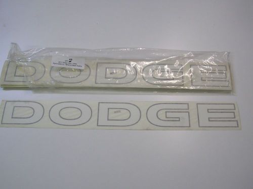 10 dodge 3 x 26 cot 2011 nose decal w/b authentic nascar racecar 082015-23