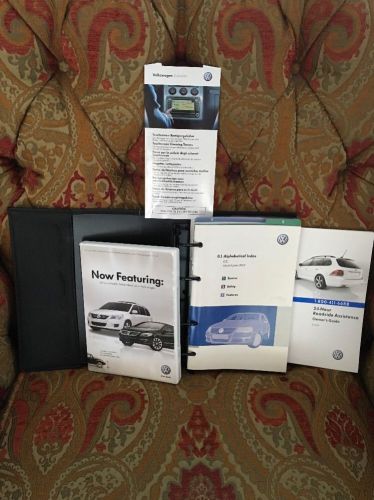 2010 volkswagen vw cc oem complete owners manual book set very good condition