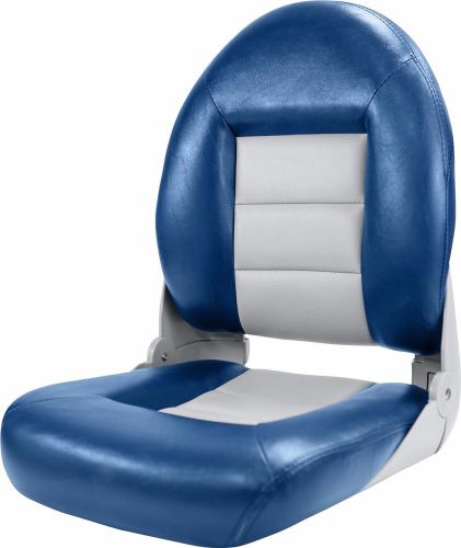 Tempress navistyle high back seat, blue/gray