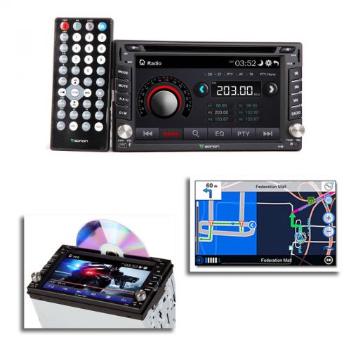 6.2&#034; car unit dvd audio mp3 player gps w/ uk west europe map for nissan pintara