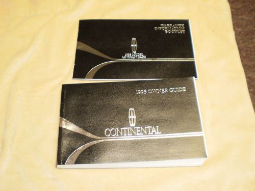 1995 lincoln continental owners manual books guide all models