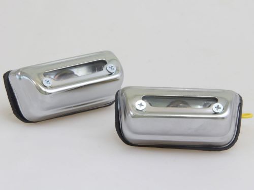 Toyota corolla ke30 ke35 1974 - 81 pair license plate lights 2pcs new