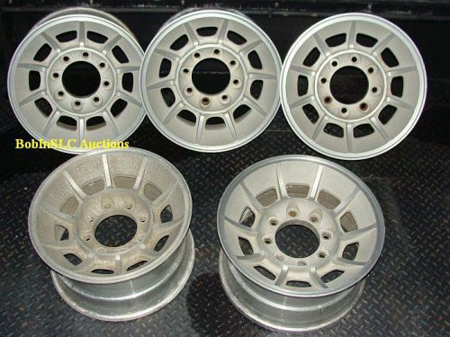 &gt; set of 5 turbine hurricane cyclone 16.5 x 8.25 mags truck van cusom whees mag