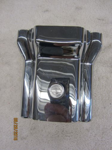 Oem harley sportster custom 5&#034; chrome handlebar risers, trim cover ,dyna ,xl,fxd