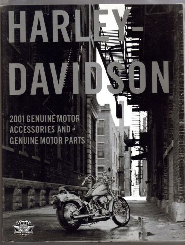 Harley-davidson 2001 genuine motor parts &amp; accessories catalog