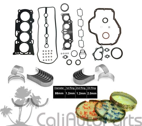 Fits: 01-03 toyota rav4 2.0l dohc &#034;1azfe&#034; engine full gasket set *re-ring kit*