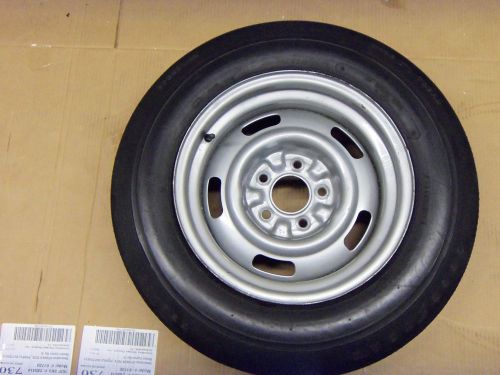 1968 corvette spare tire w/ 9 rib goodyear f70-15 ag rally wheel