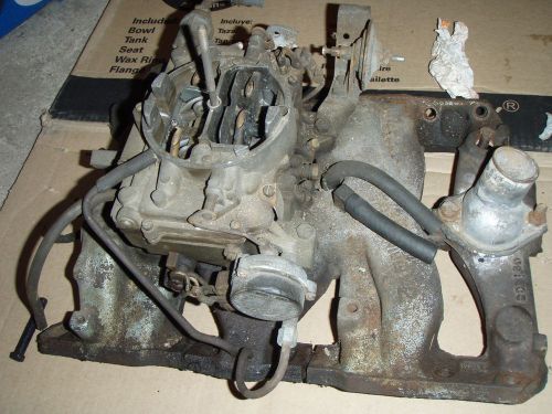 Pontiac 65 66 67 68 69 carter carbuetor 389 400 428 intake manifold 4034s gto