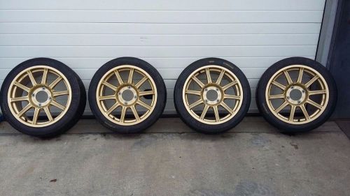 Selling very rare authentic rims.subaru wrc prodrive s12 bbs gold.