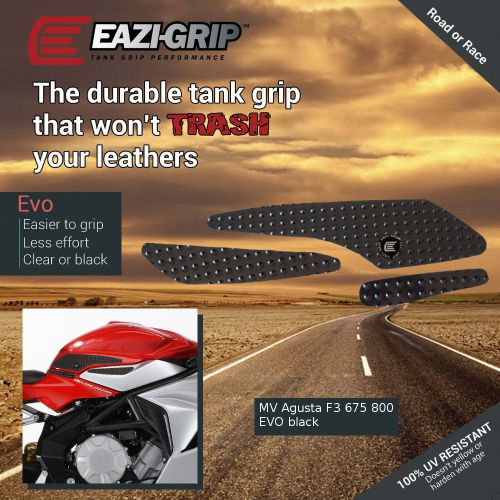 Eazi-grip evo tank grips for mv agusta f3 675 and 800, clear or black