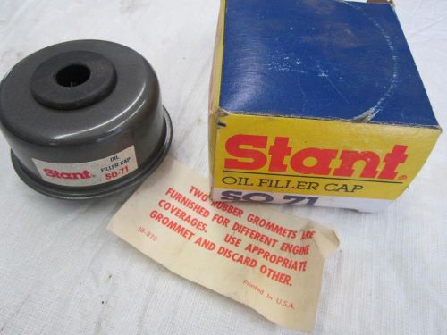 Vintage stant oil filler cap s071  new old stock nos 1968 mustang fastback ford