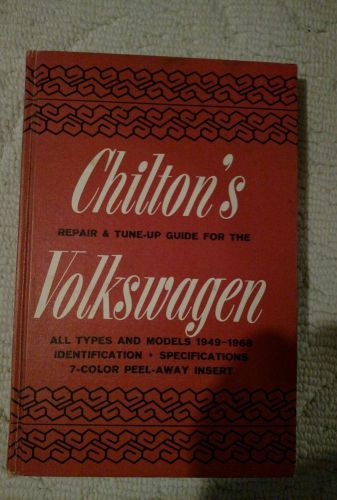 1968 chiltons volkswagen book...neat. color engine graphs