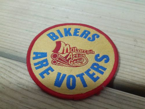 Bikers are voters sew-on patch