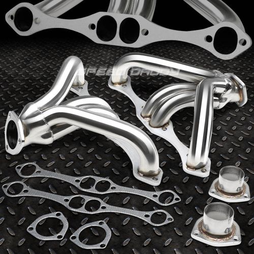 For small block hugger sbc 262-400 302 angle plug heads exhaust tight fit header