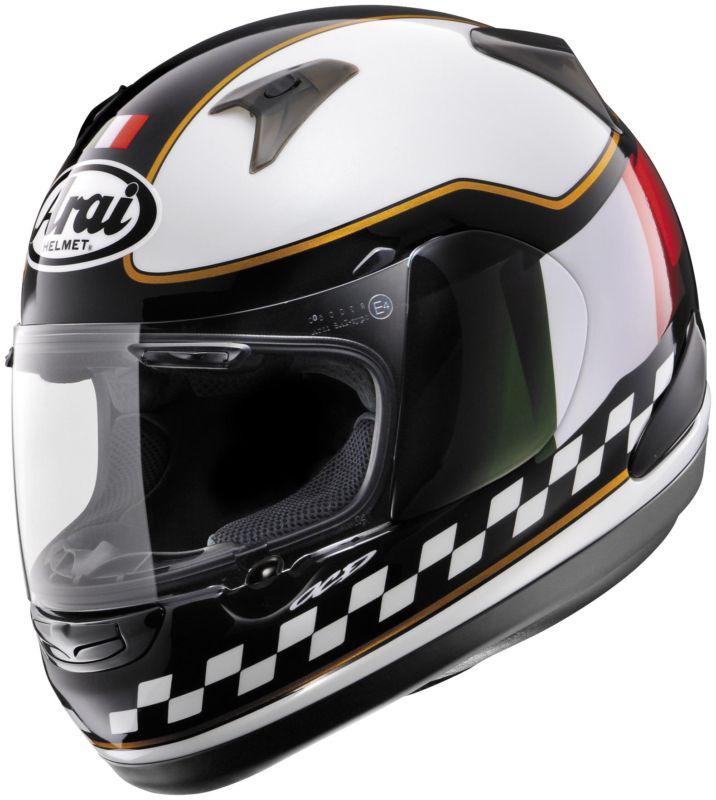 Arai rx-q flag it 2013 full face street motorcycle helmet size large